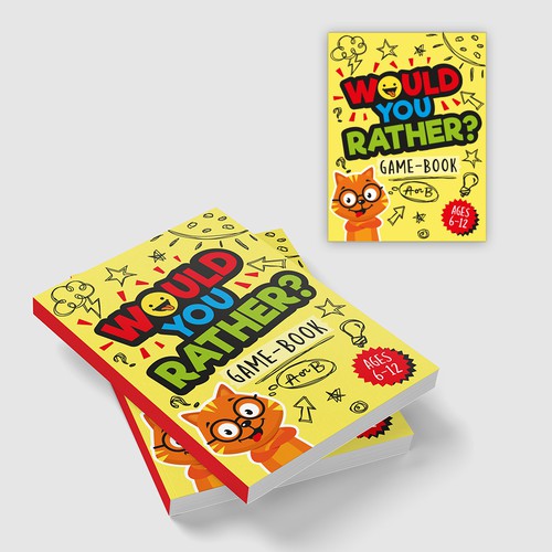 Fun design for kids Would You Rather Game book デザイン by AdryQ