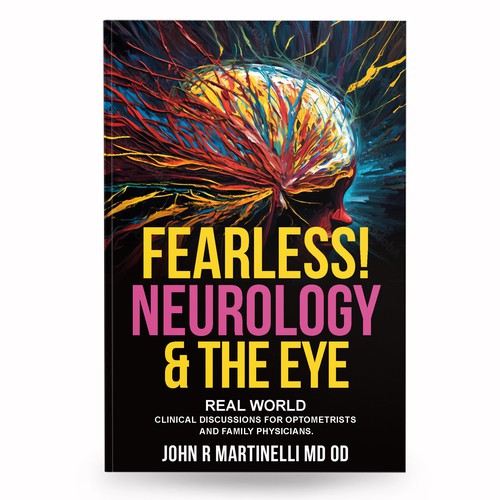 Medical Cover about Neurology & The Eye/Vision in a bold yet engaging style for a new educational series for physicians. Design by anisha umělec