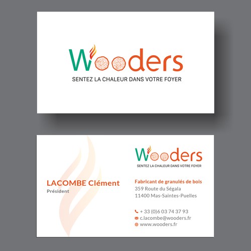 Proposition sur un concours de Carte de visite, réalisée par Roni_