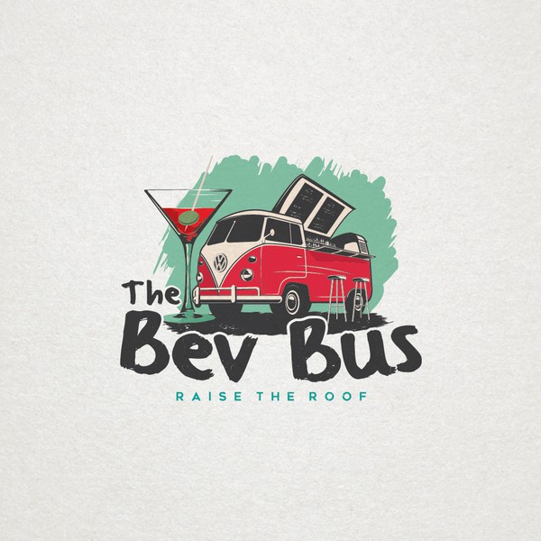 VW Bus turned into a mobile Bar