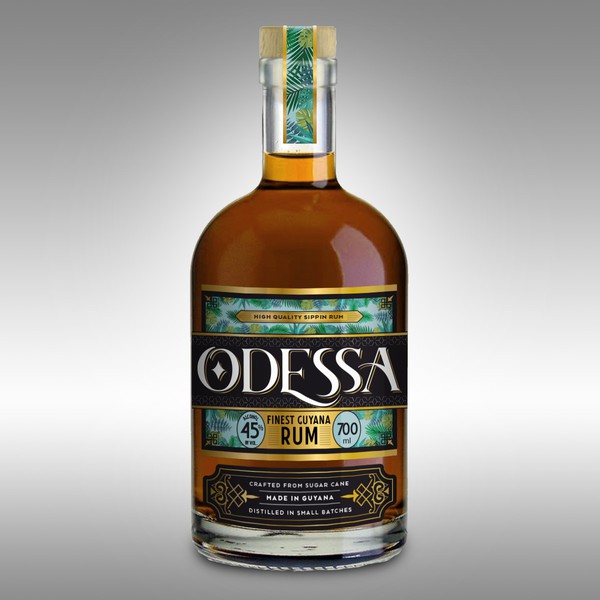 Design by Jamie Roderich titled "Odessa Rum"