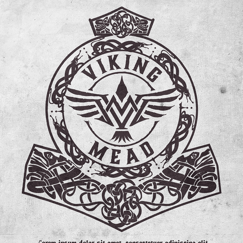 Vikings need a lable for their Viking Mead Design by VladanP.