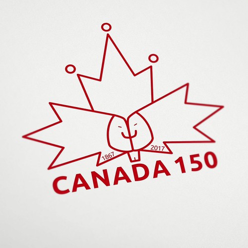 Community contest: Design Canada’s 150th birthday logo! Diseño de GagaSnaga
