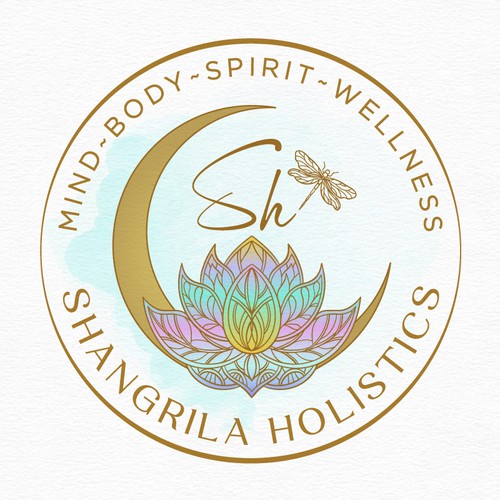 Holistic Wellness business seeks logo representing zen, wellness, peace, harmony and well-being. Design by Ela Brigal