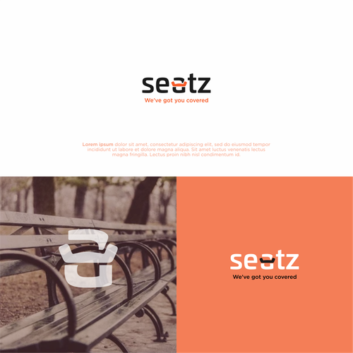 strong logo for repair and installation of commercial seating Design by artwesome99