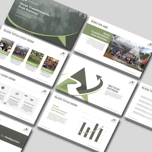 Help us help poor rural communities by providing a simple and stunning powerpoint template Design by Creative_Ahmed