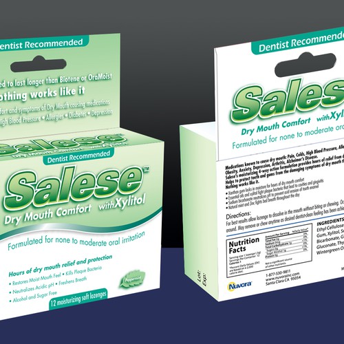 Salese Dry Mouth consumer packaging Design by Ponteresandco