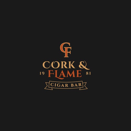 Design a Modern Cigar Bar logo with a touch of class Design by Artur Zherdetskii