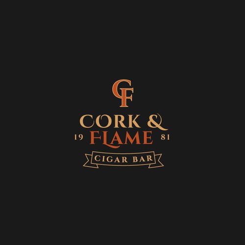 Design a Modern Cigar Bar logo with a touch of class Design by Artur Zherdetskii