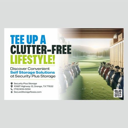 Eye-catching Illustration for Self Storage Ad in Golf Scorecard Design by Faisal Zulmi™