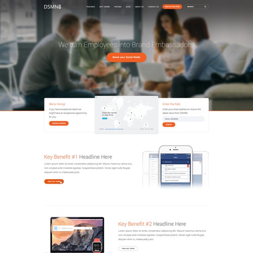 WordPress theme design contest entry by WebBox