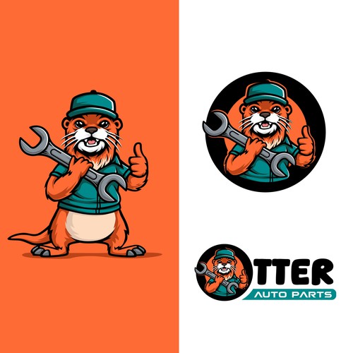 Attention Grabbing Mascot Logo For Auto Parts Ecom Store Design by masjacky