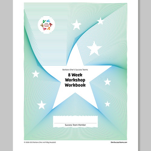 Workbook front cover for adults with big dreams - make me smile Design by Wolferstan