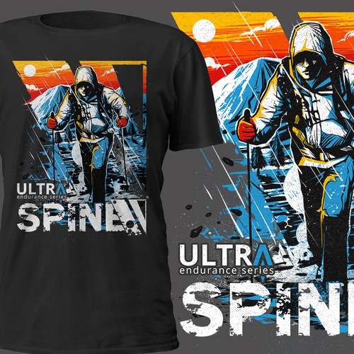 "Spine Race Merchandise Designs" winning  by Riskiyan W