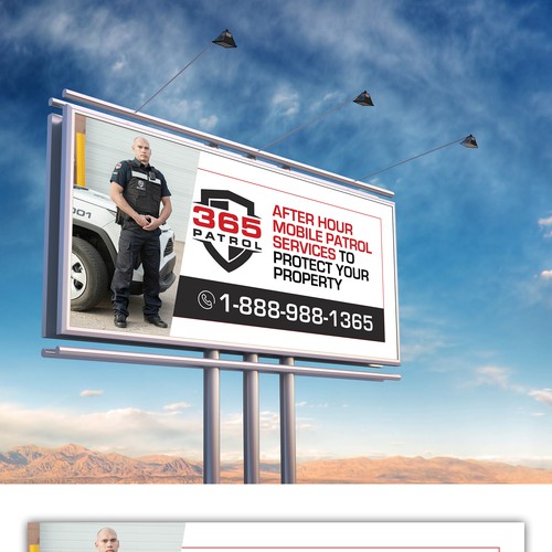 I need a billboard design for a Security Guard Company Design by Besties