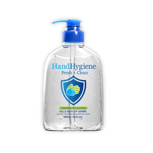 Hand Sanitizer Product Label / Logo Design Design by Daniel Conel