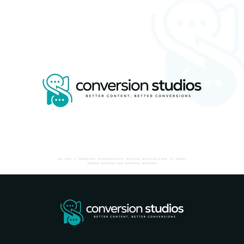 logo design for "conversion studios" photography studio Design by silk route