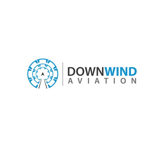 logo for Downwind Aviation | Logo design contest