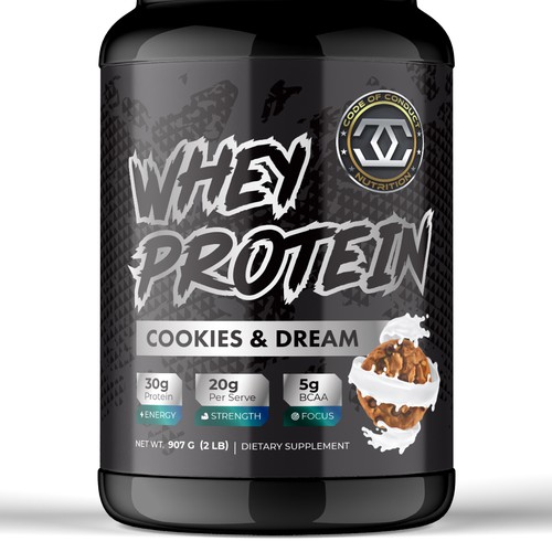 Diseño de Protein Label de ROKA Creative ☆