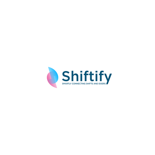 Minimalist and modern logo design for modern work shift management application Design by M E L L A ☘