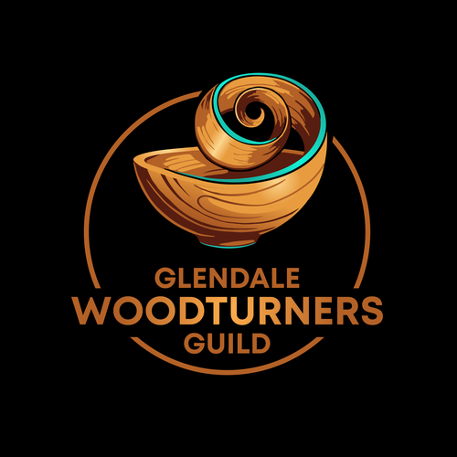 "New logo for a group of woodturner artists." winning Logo design