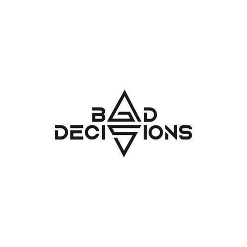 Bad Decisions Cover Band Logo Design by InfiniDesign