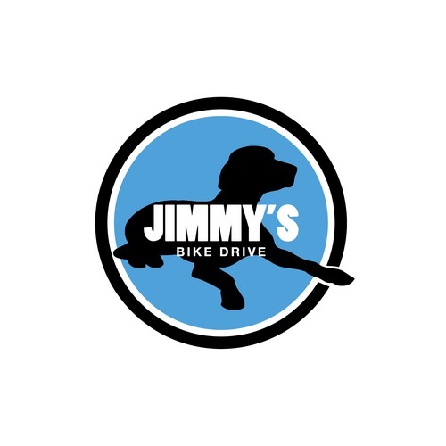 Logo for a bicycle fundraiser and somehow incorporating a black lab Design por SilverD™