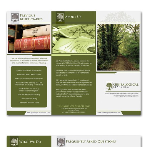 Professional & Sophisticated Brochure for Real Estate Development Firm! Design by AndrewDigger