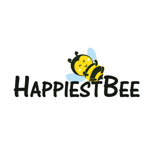 Diseño de Design a cute, happy logo for Happiest Bee. de Neha Madan