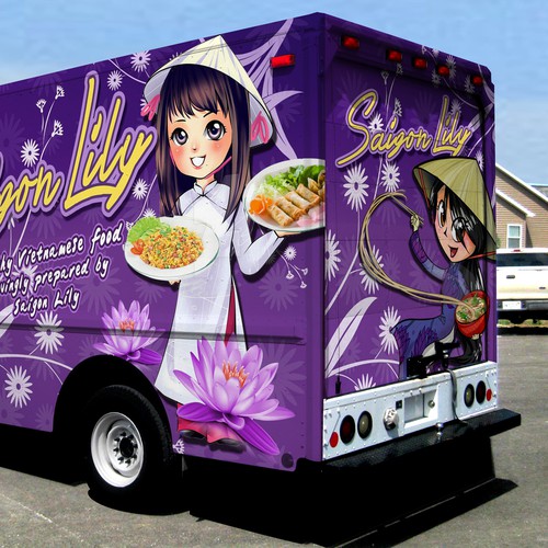 Design The Saigon Lily Vietnamese Food Truck Car Truck Or