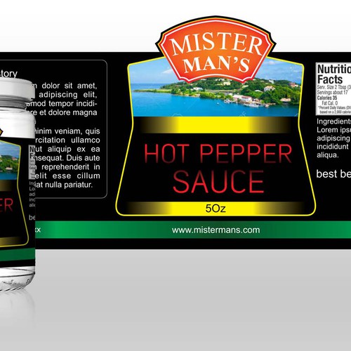 Product label contest entry by Shisiouk