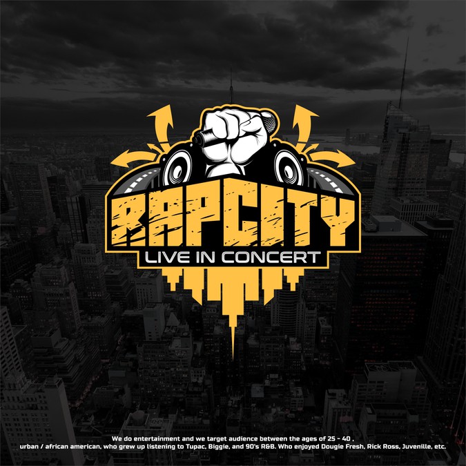 Rap City Concert Logo Design | Illustration or graphics contest