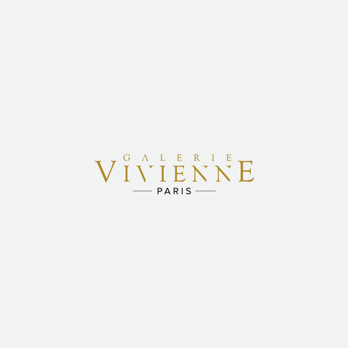 Refonte logo galerie Vivienne Design by uno 8