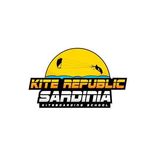 Kite Republic Sardinia - Kiteboarding School needs a youthful & professional Logo Design by Yolman