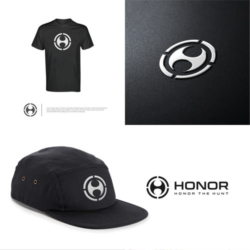 Design a masculine logo for HONOR HUNTING.com Diseño de blue09