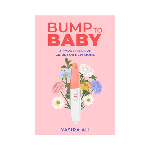 Design a pregnancy book cover for first time moms Diseño de cebiks