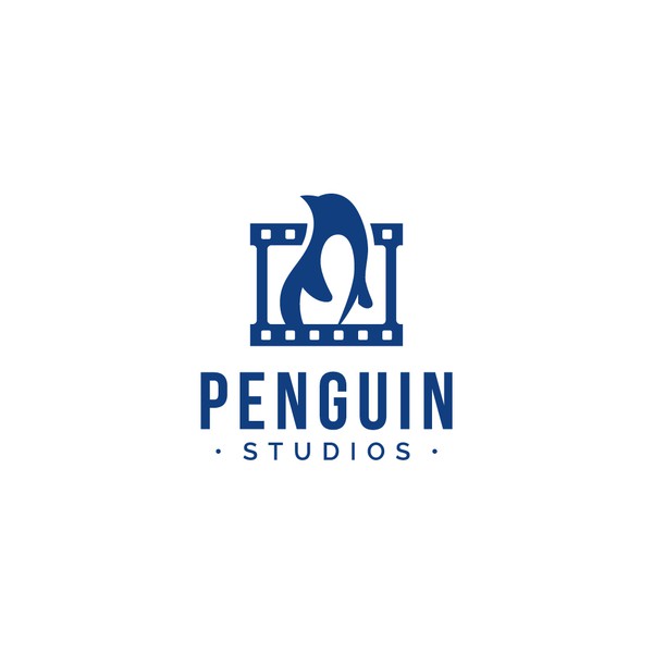 Penguin Studios: A Bold and Versatile Logo Design