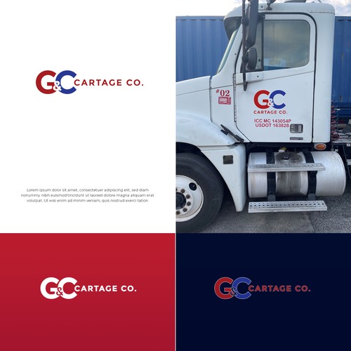 "Rebranding for new ownership of a legacy trucking and warehouse company" Design by Bali Studio √