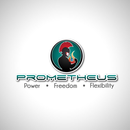 logo for Prometheus Design by Royal.Design