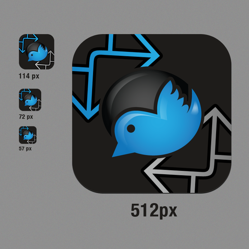 Create iOS App Icon for TwitChat™ for Twitter  Design by akaVanyok