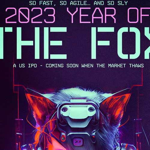 Design di Life360 2023 Year of the Fox Poster di Pinch Studio