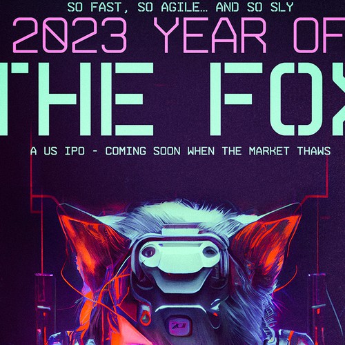 Life360 2023 Year of the Fox Poster Design by Pinch Studio