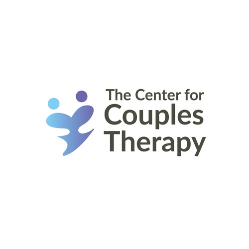 Simple, elegant logo to attract discerning couples therapy clients Design by Carmen Maldonado