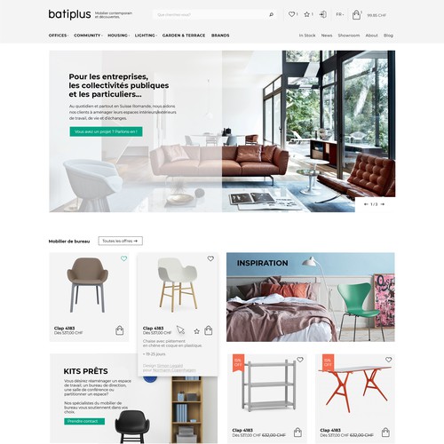 Top End Designer Furniture Website Needs Top Notch Redesign Web Page Design Contest 99designs