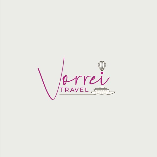 Boho European Travel Logo Design Design by FoxCody