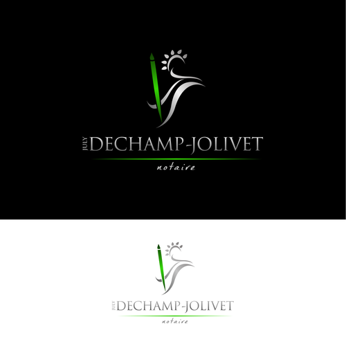 "Créer un logo à la fois moderne et classe pour un notaire" winning Logo & brand identity pack