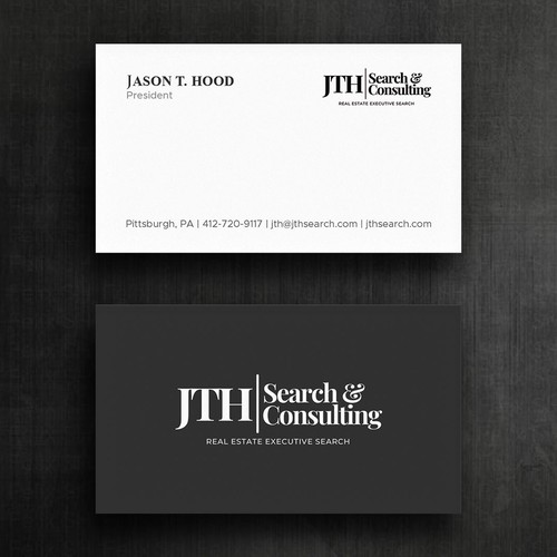 Business Card Design for Executive Search Firm Design by Felix SH