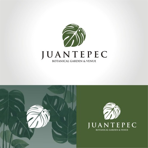 Botanical garden & Venue Logo creation (we would like to use the leaf as a cut out on a steel plaque (with holes in the  Design by MAhi2014