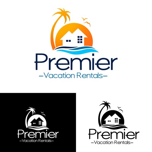 Short Term Vacation Rental Properties Logo Design by YoussefBenAmmar