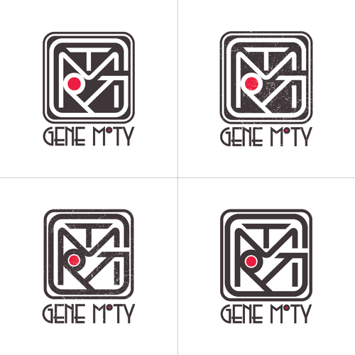 Create custom Vienna Secession Monogram style logo for and artist Diseño de AdinAB